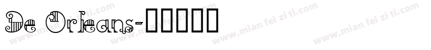 De Orleans字体转换